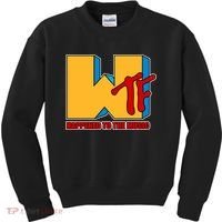 WTF Happened To The Music Funny Kids Sweatshirt thumb 0