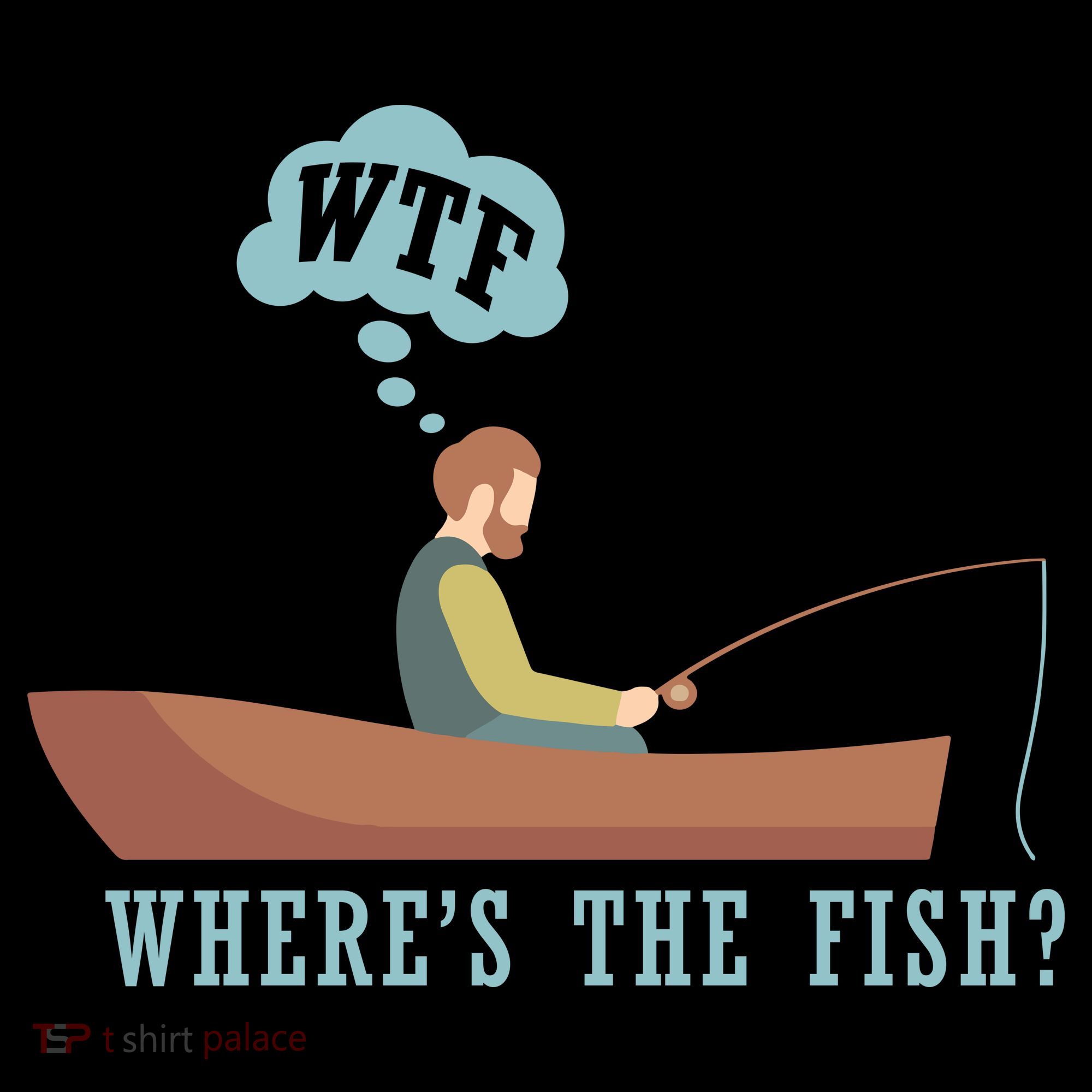 WTF Where The Fish Ornament