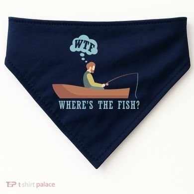 WTF Where The Fish USA-Made Doggie Bandana