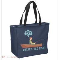 WTF Where The Fish Tote Bag thumb 2
