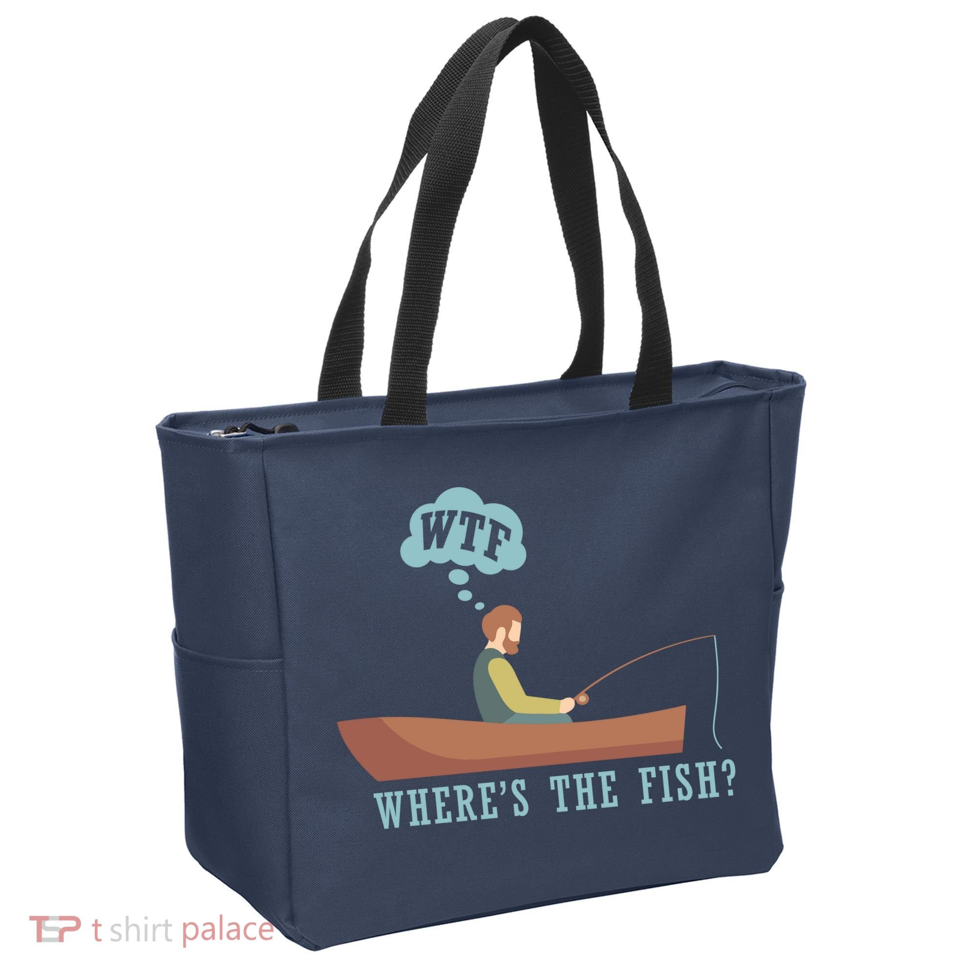 WTF Where The Fish Tote Bag