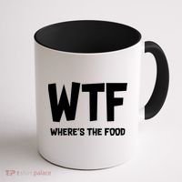 WTF Where's The Food Coffee Mug thumb 1