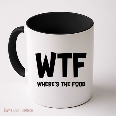 WTF Where's The Food Coffee Mug