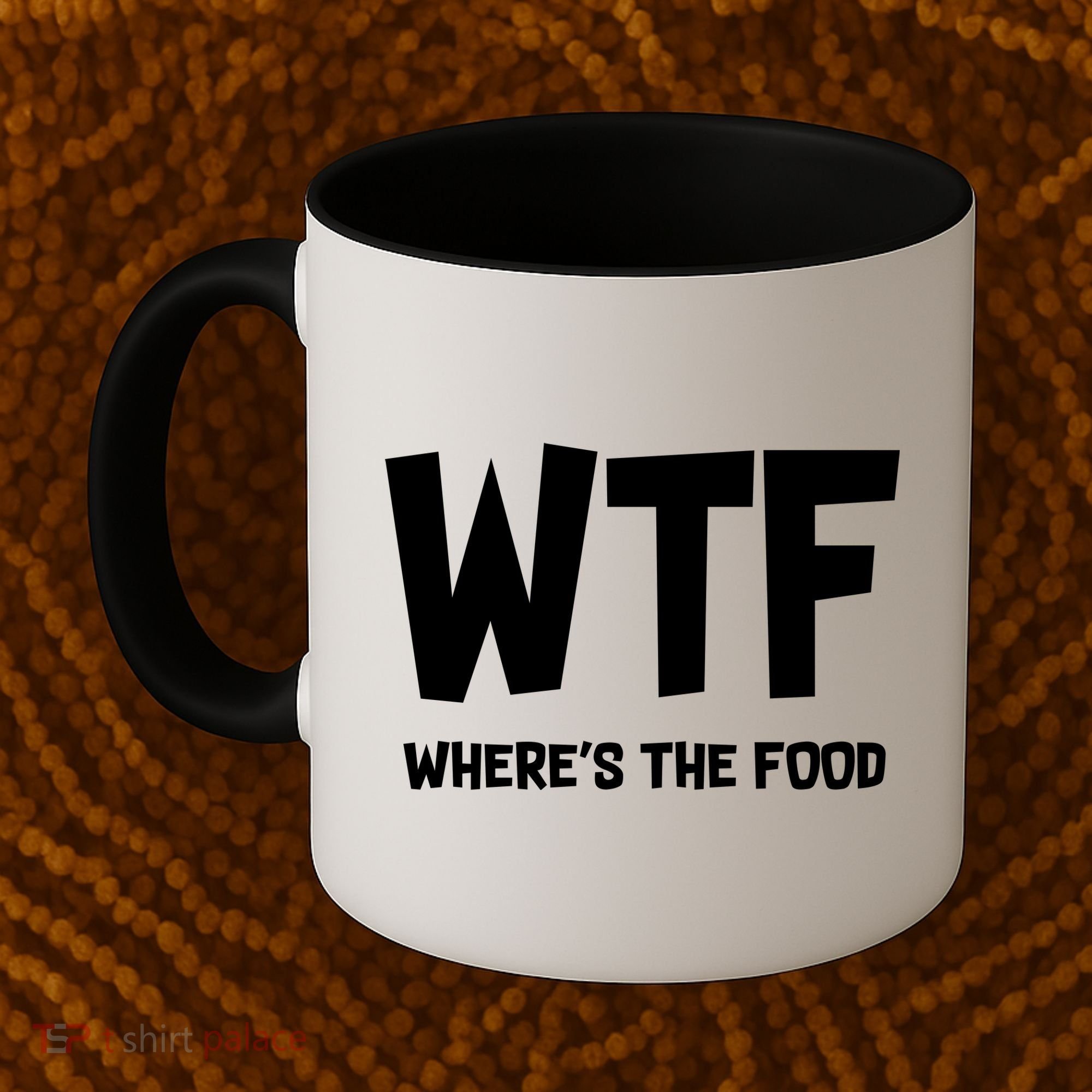 WTF Where's The Food Coffee Mug