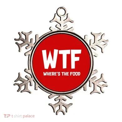 WTF Where's The Food Ornament