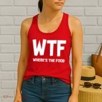 WTF Where's The Food Women's Tank Top thumb 2