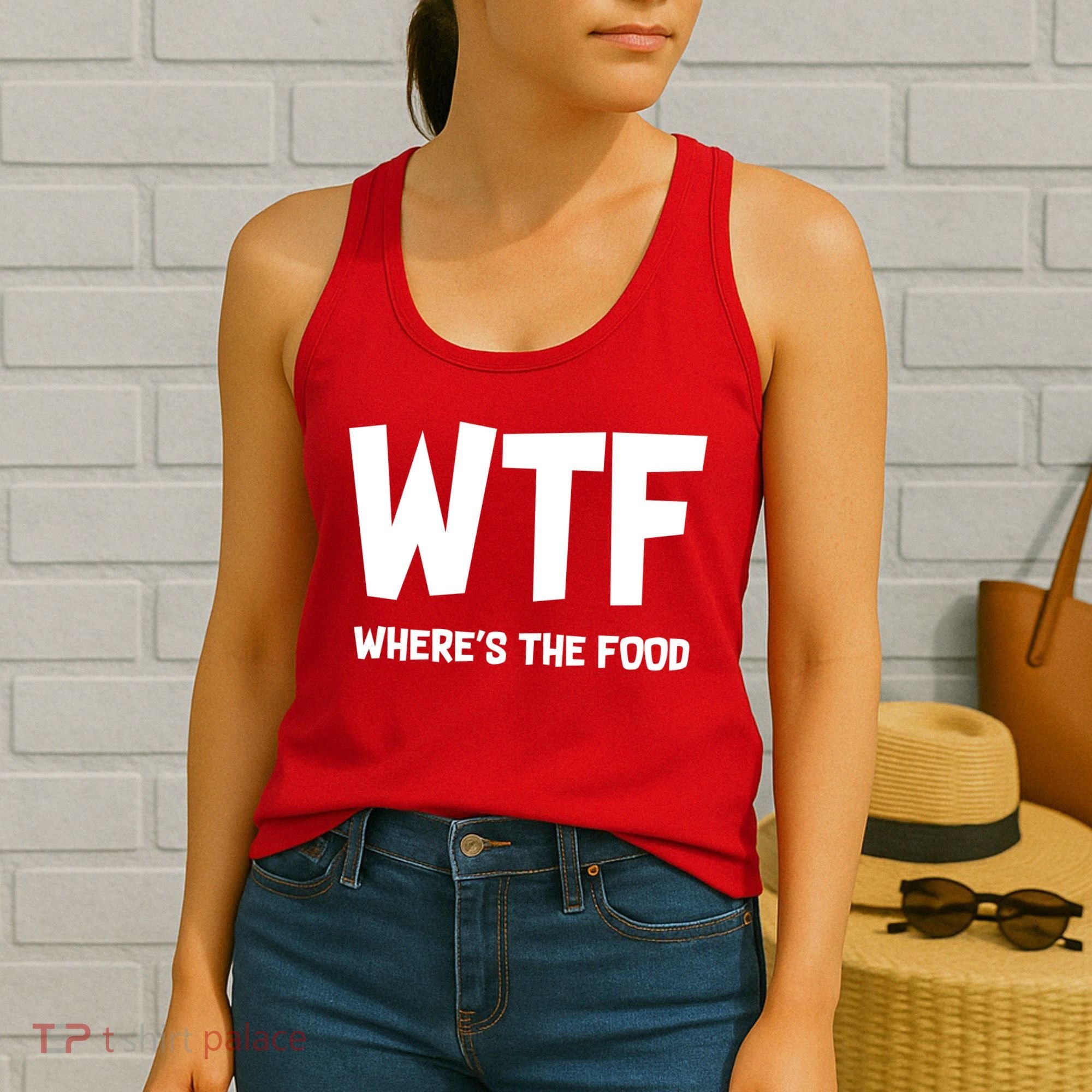 WTF Where's The Food Women's Tank Top