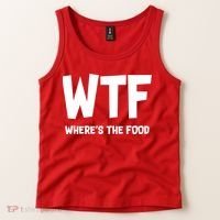 WTF Where's The Food Tank Top thumb 2