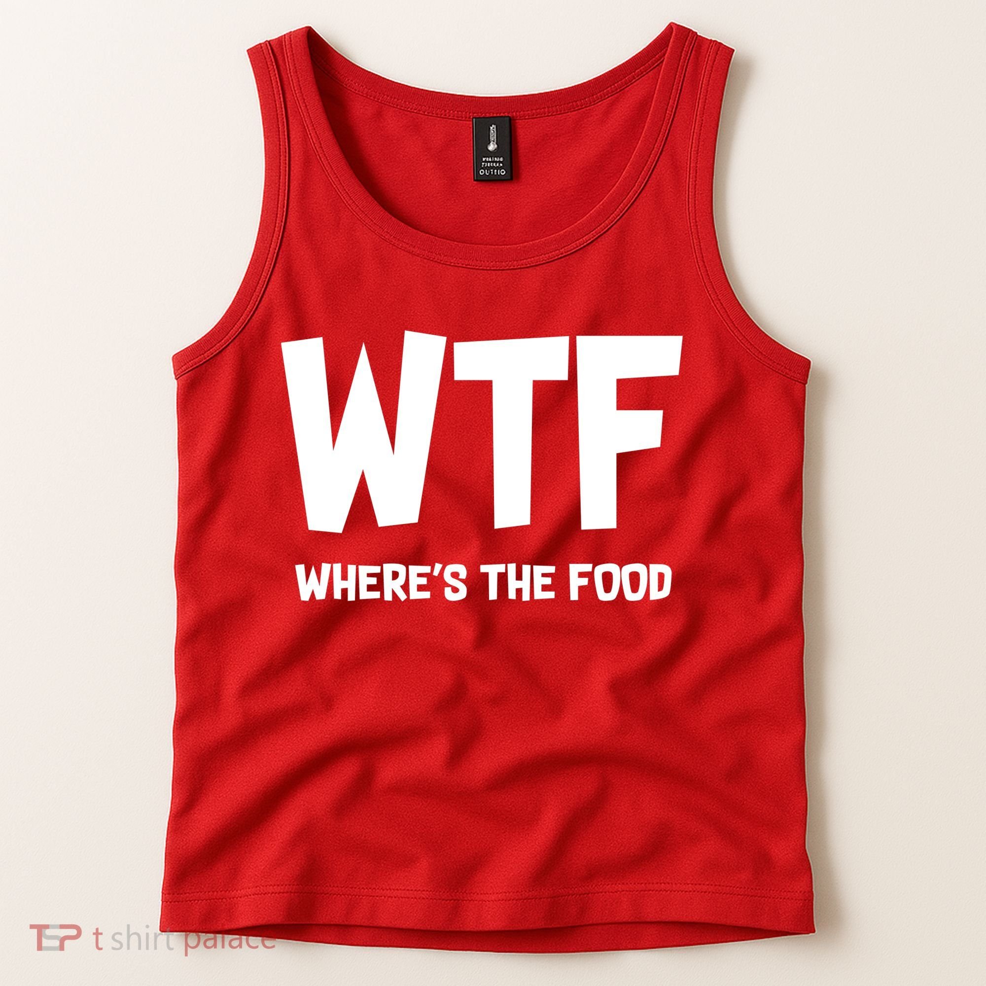 WTF Where's The Food Tank Top