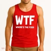 WTF Where's The Food Tank Top thumb 3