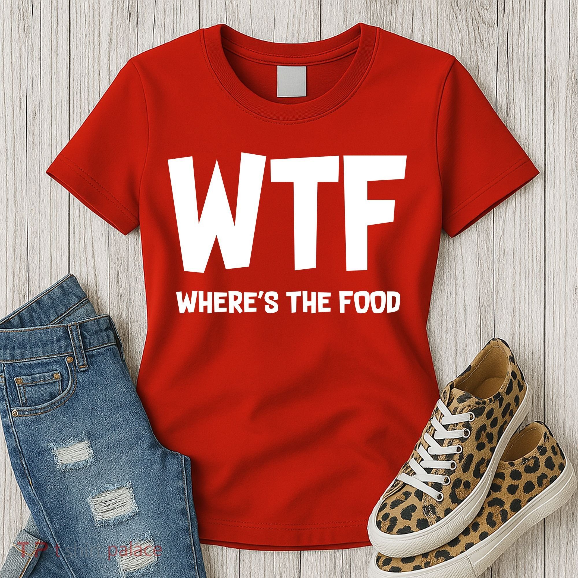 WTF Where's The Food Women's T-Shirt