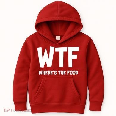 WTF Where's The Food Kids Hoodie