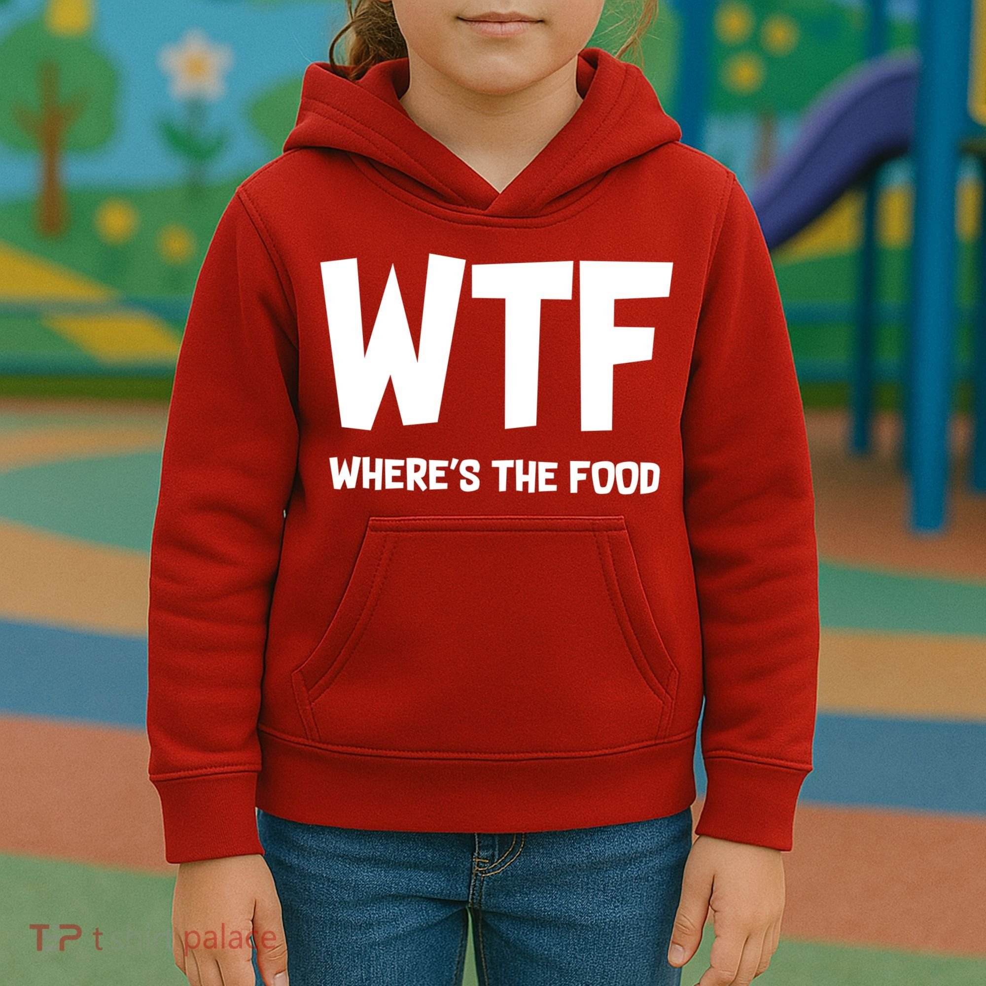 WTF Where's The Food Kids Hoodie