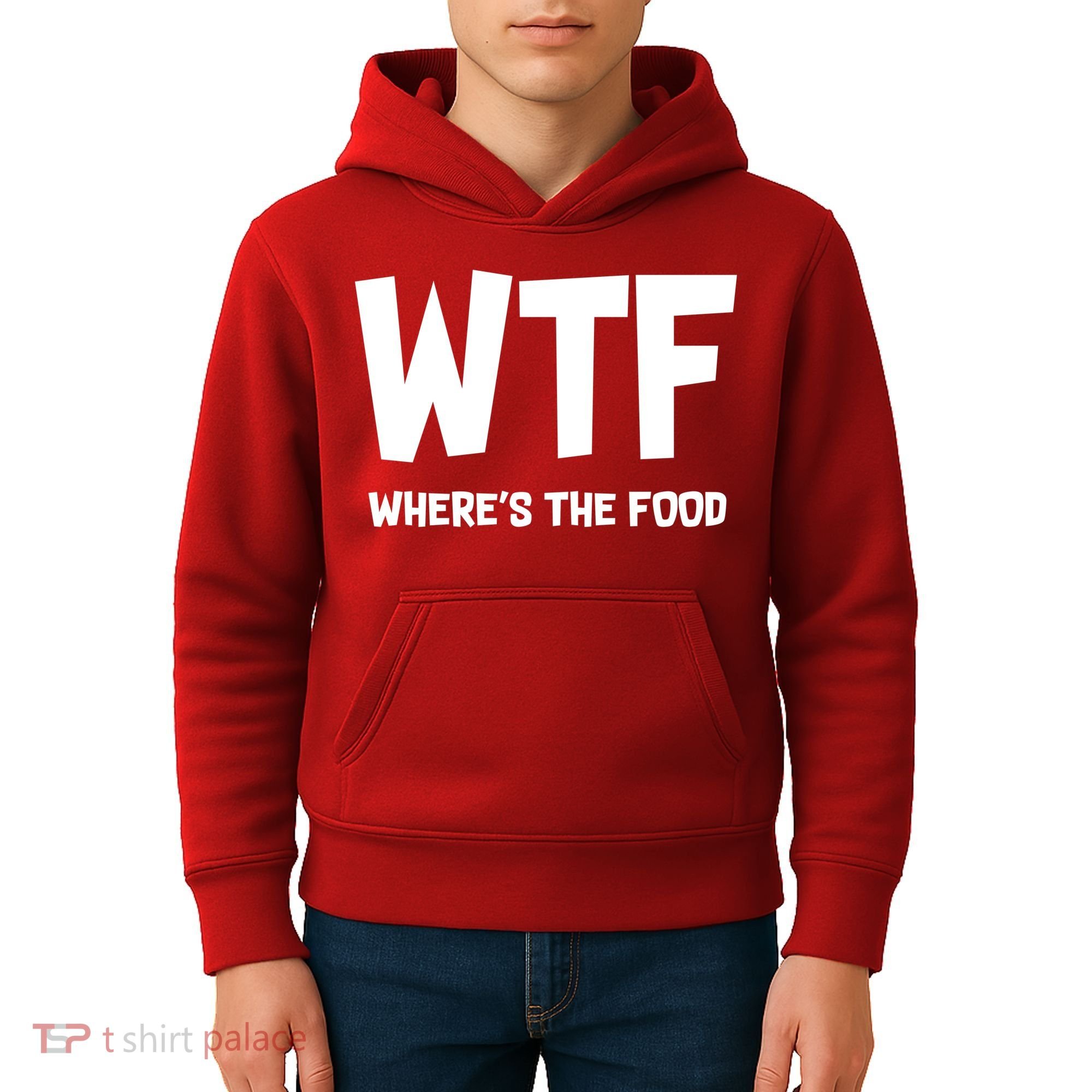 WTF Where's The Food Kids Hoodie
