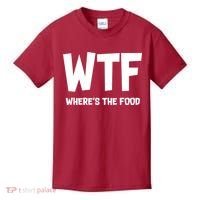 WTF Where's The Food Kids T-Shirt thumb 0