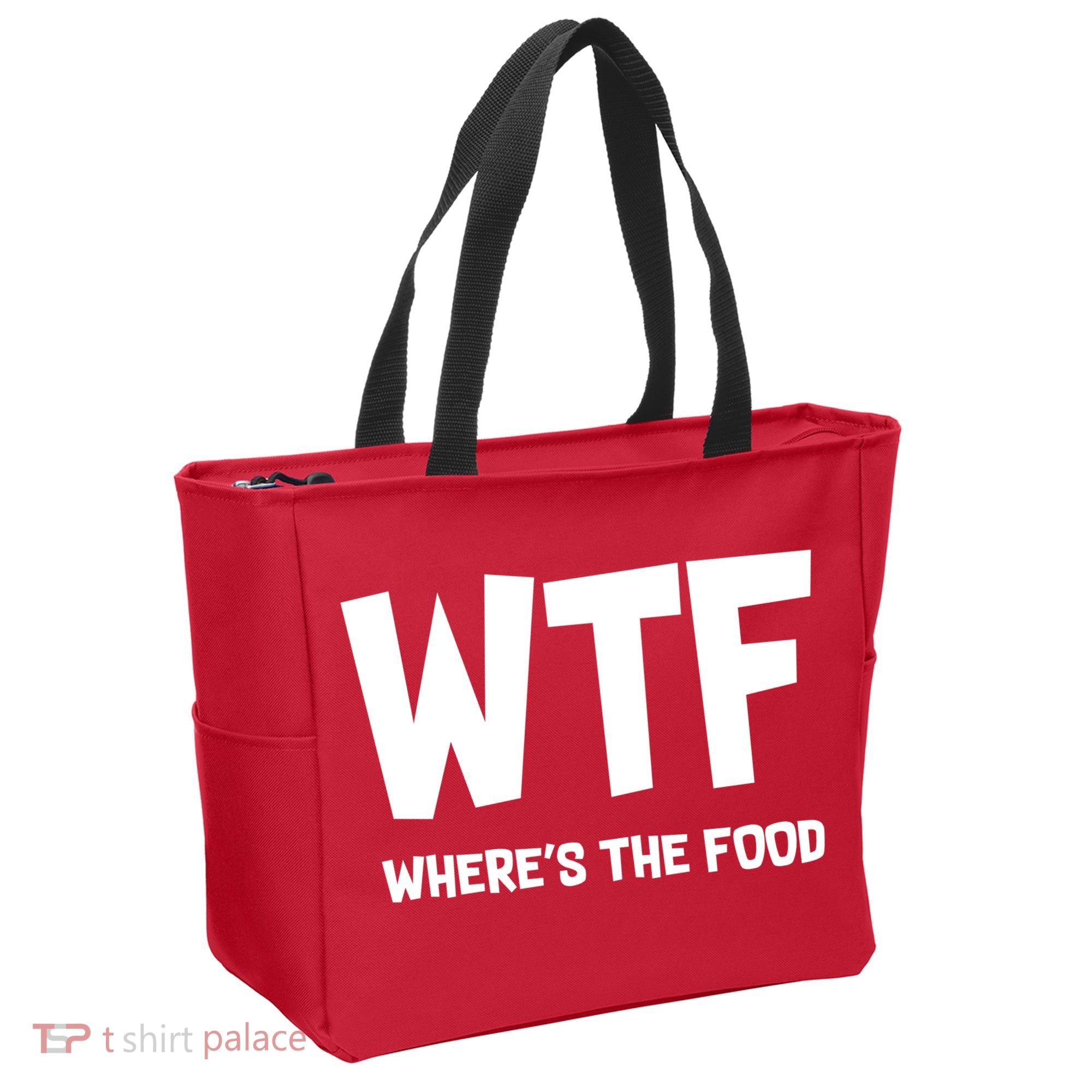WTF Where's The Food Tote Bag