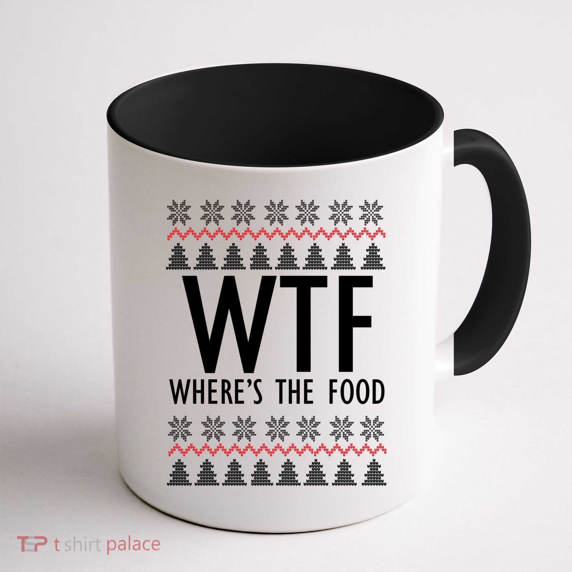 WTF Where's The Food Ugly Coffee Mug