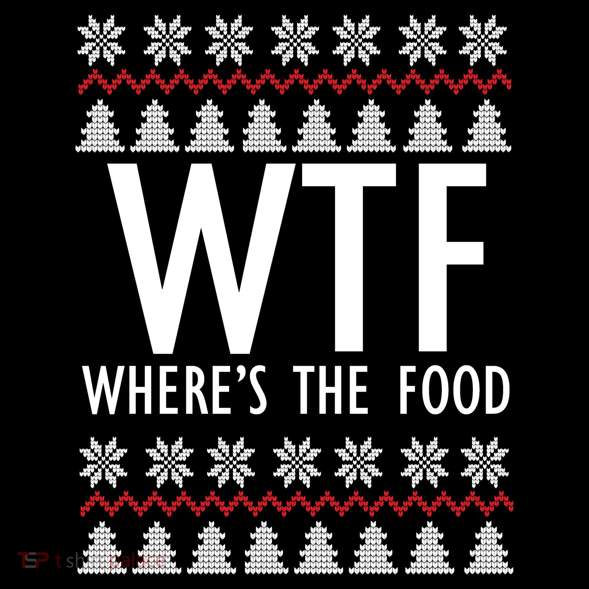 WTF Where's The Food Ugly Women's Hoodie