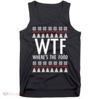 WTF Where's The Food Ugly Tank Top thumb 0