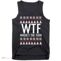 WTF Where's The Food Ugly Tank Top thumb 0