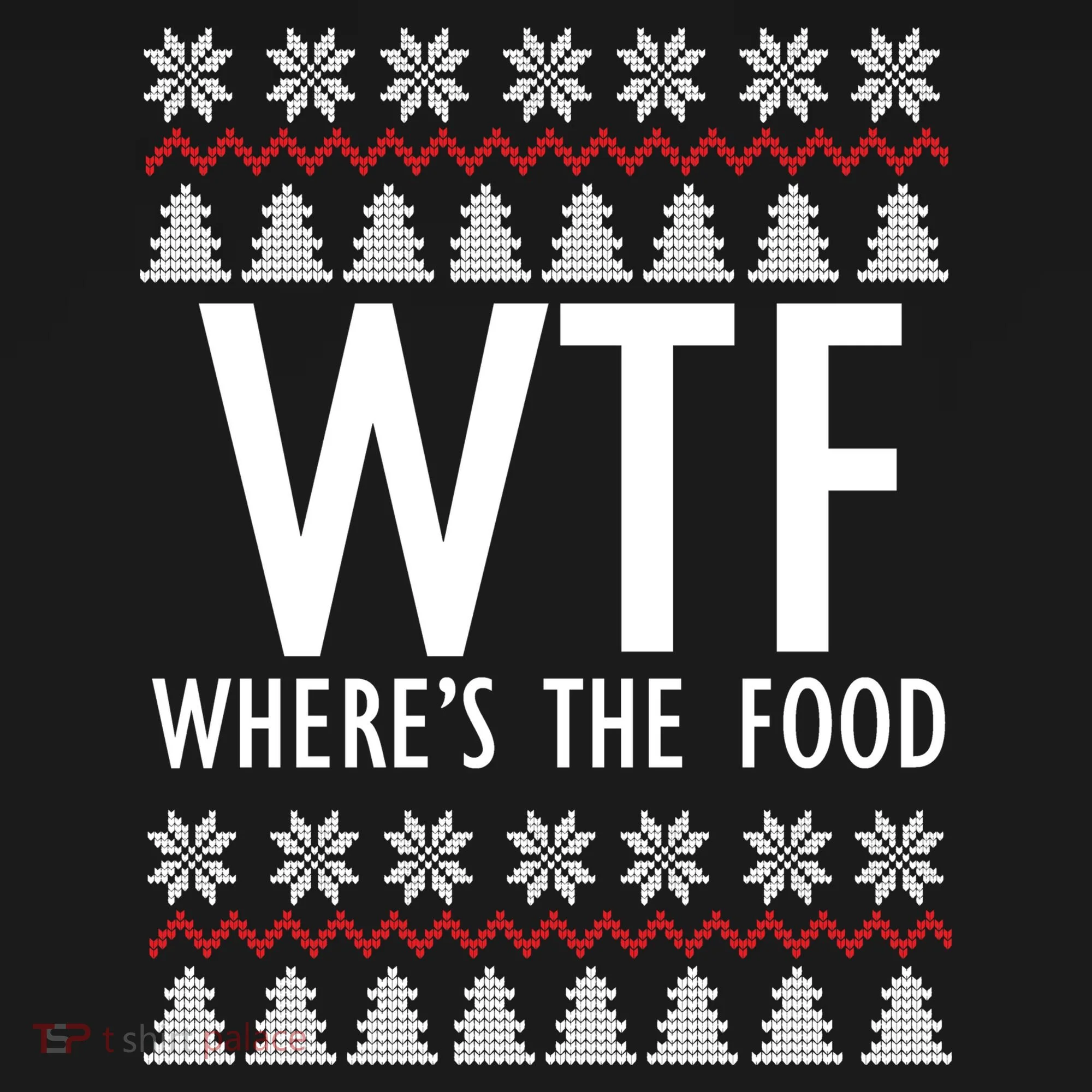 WTF Where's The Food Ugly Tank Top