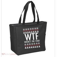 WTF Where's The Food Ugly Tote Bag thumb 2