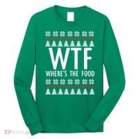 WTF Where's The Food Ugly Long Sleeve Shirt thumb 0