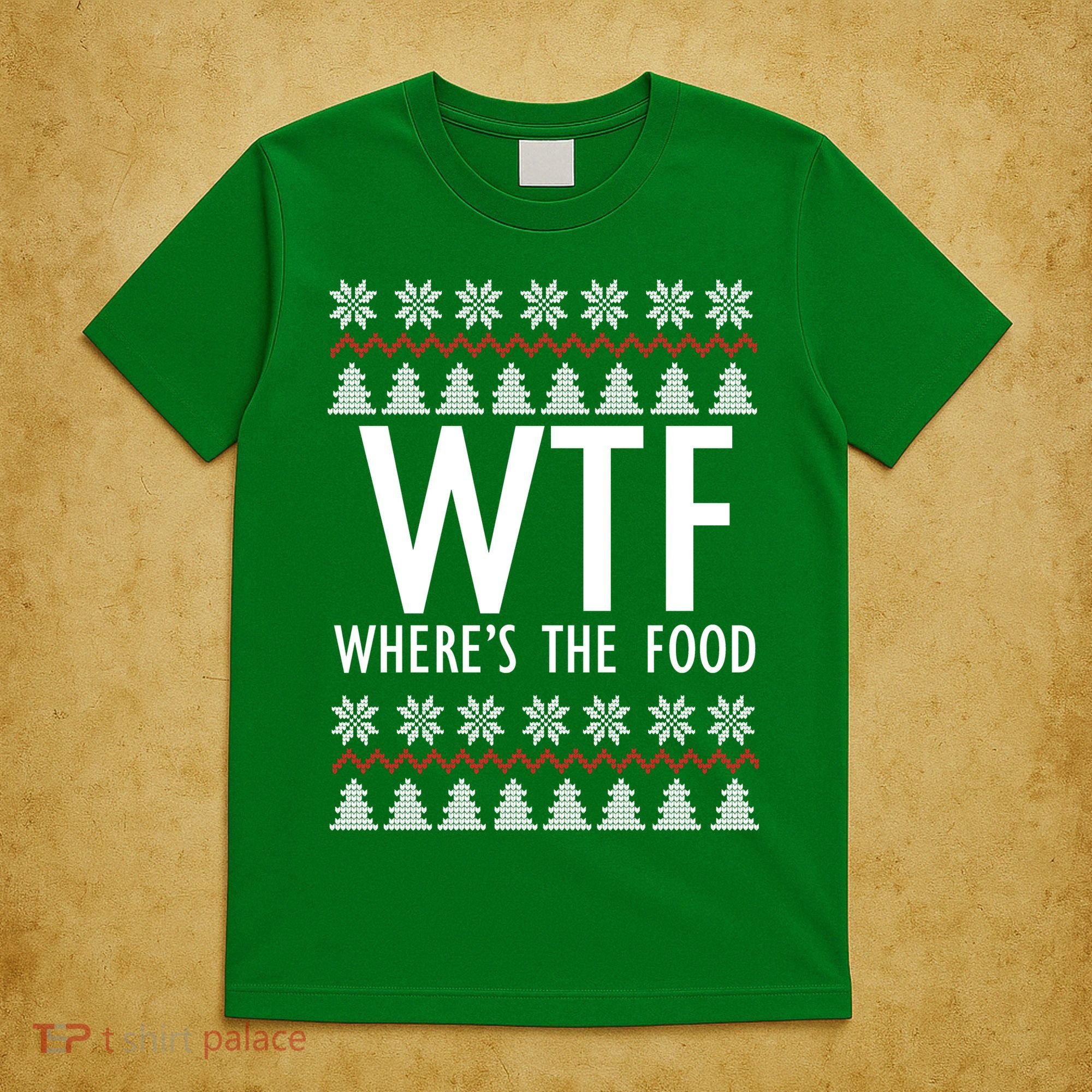WTF Where's The Food Ugly T-Shirt