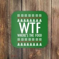 WTF Where's The Food Ugly Coaster thumb 0