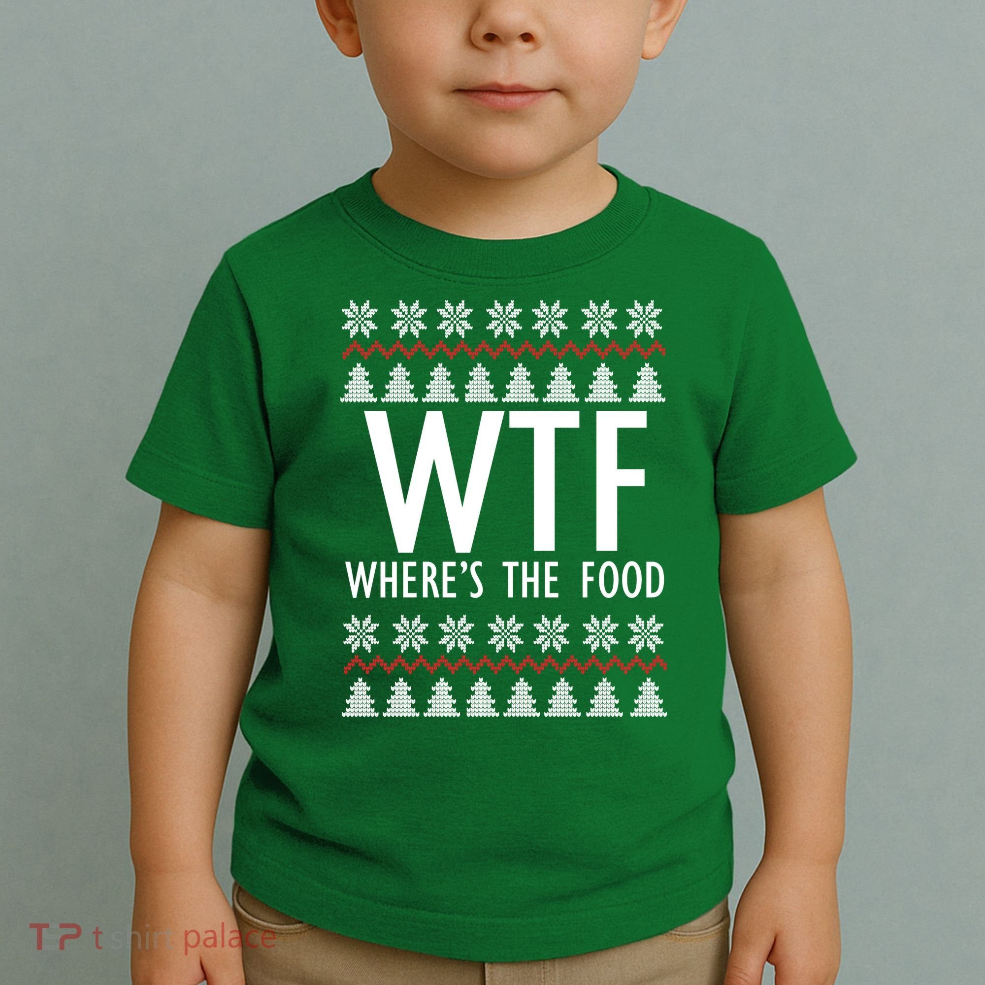 WTF Where's The Food Ugly Toddler T-Shirt