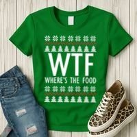 WTF Where's The Food Ugly Women's T-Shirt thumb 3