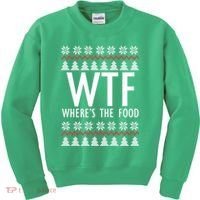 WTF Where's The Food Ugly Kids Sweatshirt thumb 0