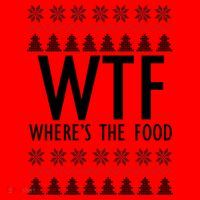 WTF Where's The Food Ugly Santa Hat thumb 1