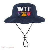 WTF Wine Turkey Family Thanksgiving  Bucket Hat thumb 0
