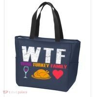 WTF Wine Turkey Family Thanksgiving  Tote Bag thumb 3