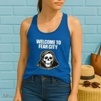 Welcome To Fear City Nyc New York 1977 Tourism Distressed Gift Women's Tank Top thumb 2