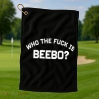Who The Fuck Is Beebo Golf Towel thumb 1