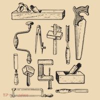 Woodworking Tools For Carpenters And Woodworkers Gift Men Tote Bag thumb 4