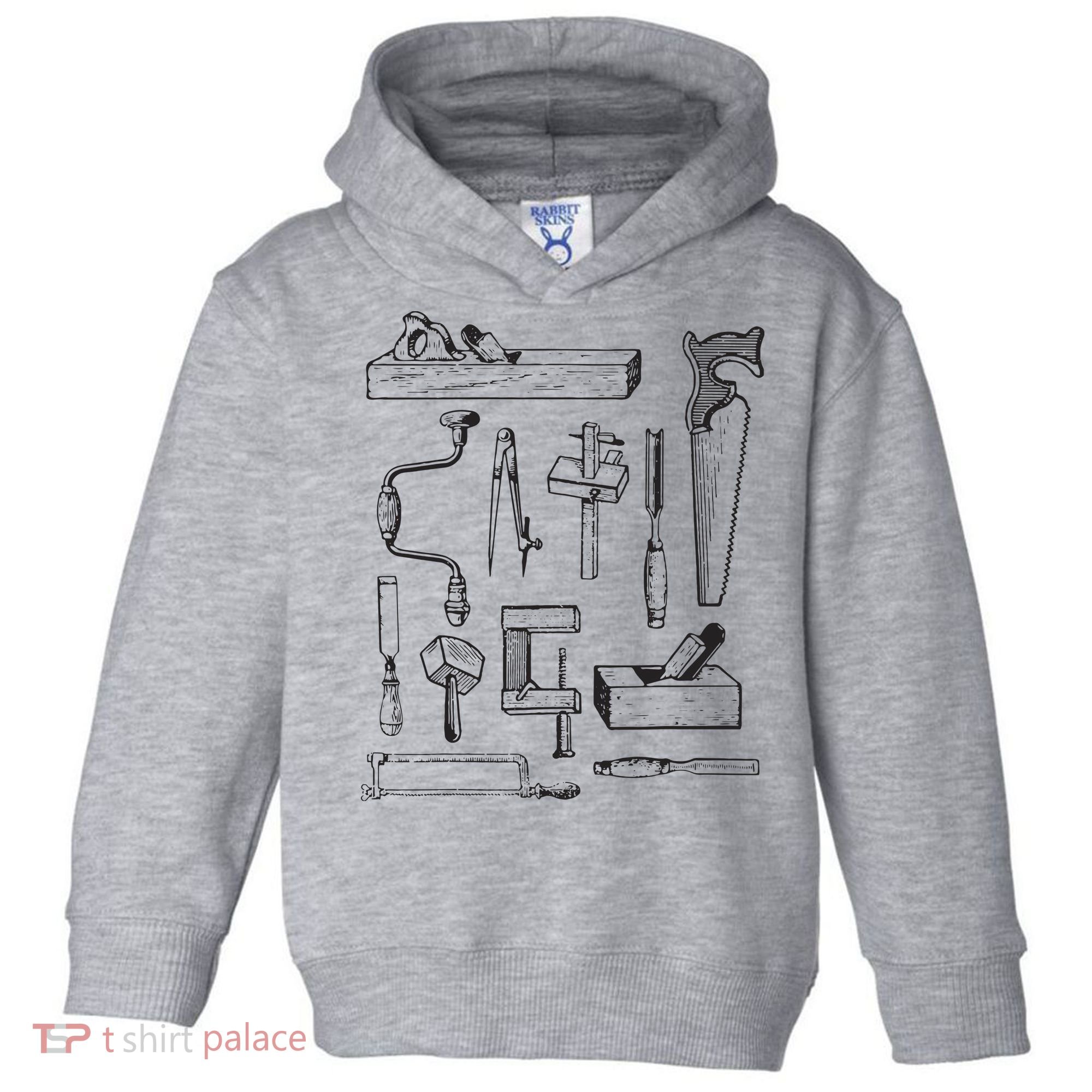 Woodworking Tools For Carpenters And Woodworkers Gift Men Toddler Hoodie