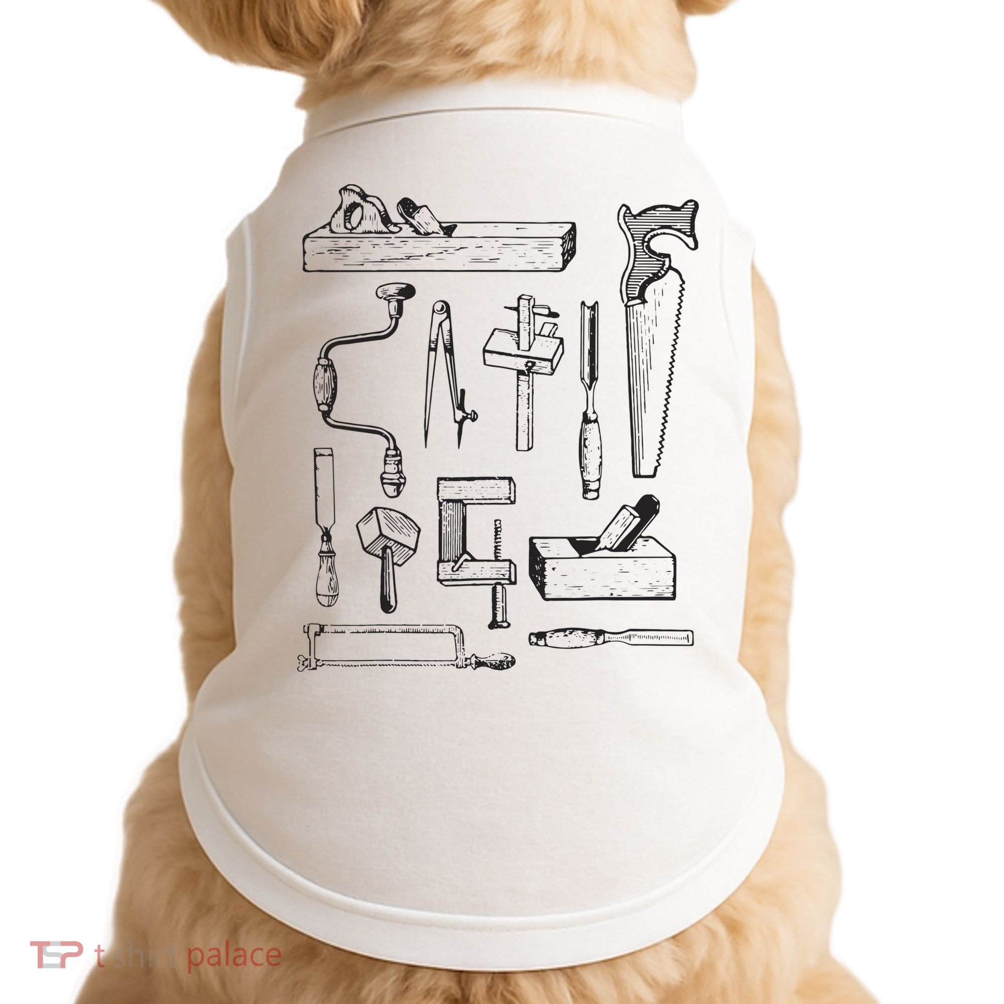 Woodworking Tools For Carpenters And Woodworkers Gift Men Doggie Tank