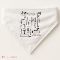 Woodworking Tools For Carpenters And Woodworkers Gift Men USA-Made Doggie Bandana thumb 0