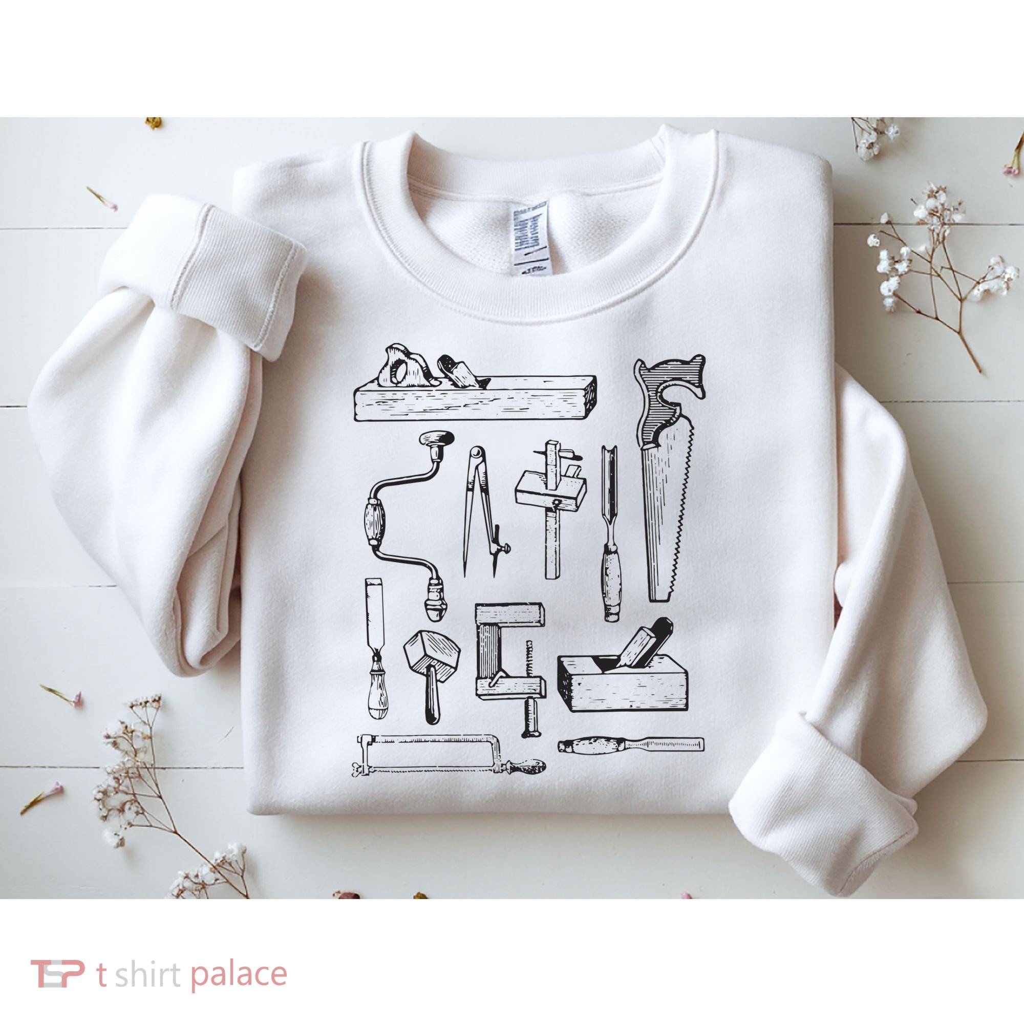 Woodworking Tools For Carpenters And Woodworkers Gift Men Sweatshirt