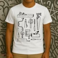 Woodworking Tools For Carpenters And Woodworkers Gift Men T-Shirt thumb 3