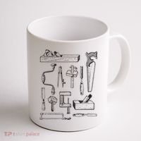 Woodworking Tools For Carpenters And Woodworkers Gift Men Coffee Mug thumb 1