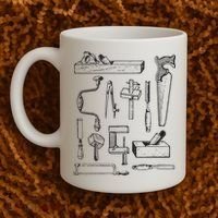 Woodworking Tools For Carpenters And Woodworkers Gift Men Coffee Mug thumb 2
