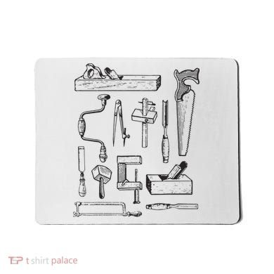 Woodworking Tools For Carpenters And Woodworkers Gift Men Mousepad