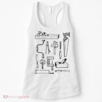 Woodworking Tools For Carpenters And Woodworkers Gift Men Women's Tank Top thumb 0