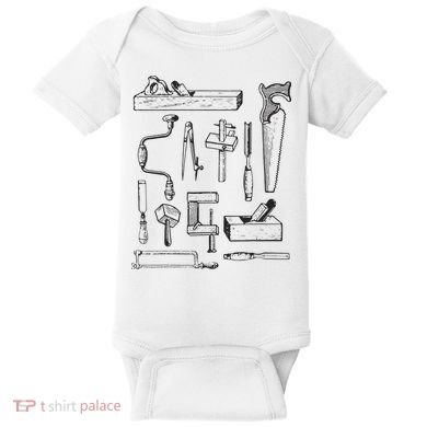 Woodworking Tools For Carpenters And Woodworkers Gift Men Baby Bodysuit