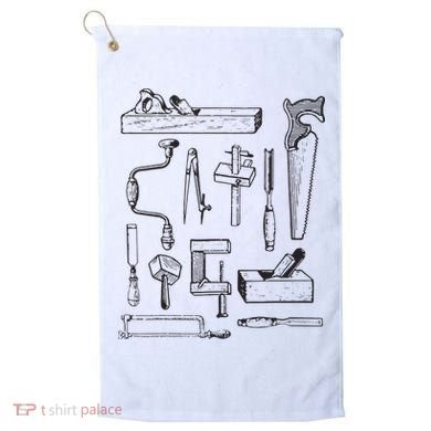 Woodworking Tools For Carpenters And Woodworkers Gift Men Golf Towel