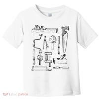 Woodworking Tools For Carpenters And Woodworkers Gift Men Toddler T-Shirt thumb 0